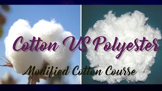 Cotton VS Polyester Carded VS Combed StapleFiberFilament  Read Disclaimer in description [upl. by Yblocaj]