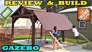 Backyard Discovery Gazebo Kit 12x12 Review amp Build [upl. by Sallyann]