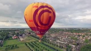 Spectaculaire dronebeelden van een opstijgende luchtballon [upl. by Mallon]