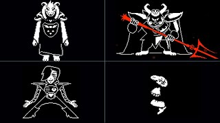 ALL BOSSES  Undertale Pacifist [upl. by Aiselad158]