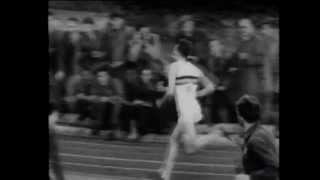 First Four Minute MileHQRoger Bannister1954 [upl. by Ocsirf]