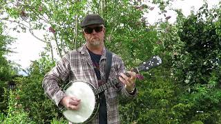 Sally Gardens with Miss McLeods Reels on the tenor banjo [upl. by Werdnael]