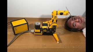 Small affordable 6DoF 3D printed robotic arm [upl. by Llorre]