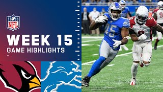 Cardinals vs Lions Week 15 Highlights  NFL 2021 [upl. by Atinra]