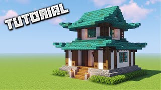 How To Build A Japanese Lords House  Minecraft Tutorial [upl. by Namor]