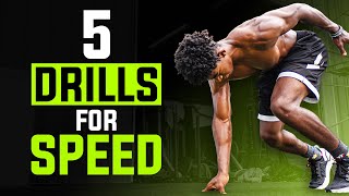 5 Best Drills For Explosive Sprint Speed [upl. by Ellehcor]