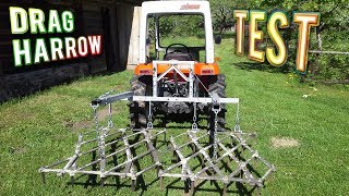 Homemade Drag Harrow Test  Lithuania [upl. by Seaman569]