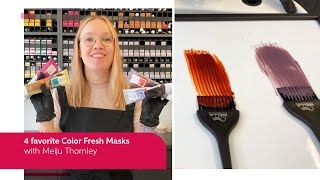 4 Favorite Color Fresh Masks with Meiju Thornley  Wella Professionals [upl. by Pirozzo]