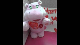 HugLovin Hippo Interactive Stuffed Animal from Hallmark [upl. by Yalonda]