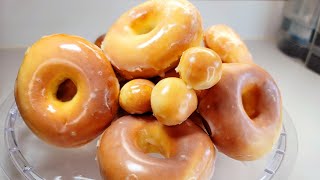 AIR FRYER VANILLA GLAZED DONUTS recipe [upl. by Limak]