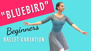 Beginner Female Ballet Variation Tutorial  BLUEBIRD VARIATION [upl. by Eiluj]