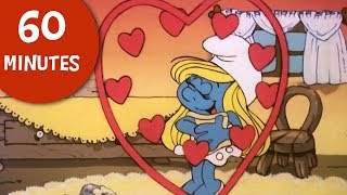 60 Minutes of Smurfs • Love Compilation • The Smurfs [upl. by Eillehs]