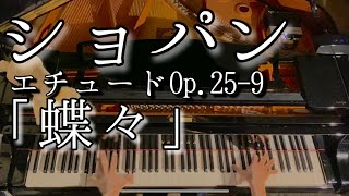 【解説付】ショパン エチュード作品259「蝶々」 Chopin Etude Op259 「butterfly 」 [upl. by Boeschen]