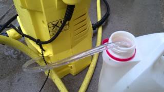 Karcher k2 detergent suction [upl. by Rozanna617]