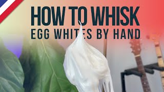 How to whisk egg whites by hand [upl. by Sorgalim]