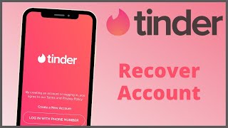 How to Recover Tinder Account  Reset Forgotten Password  Tinder Dating App 2021 [upl. by Dnalrag]