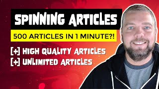 Article Rewriter Software 500 HQ Articles in 1 Minute Spinner [upl. by Delaryd]