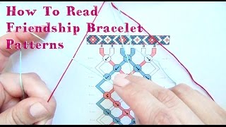 How To Read Friendship Bracelet Patterns ♥ Tutorial [upl. by Nnaitsirhc]