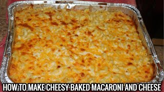 THE EASIEST AND CHEESIEST MACARONI AND CHEESE RECIPE [upl. by Dnalrag510]