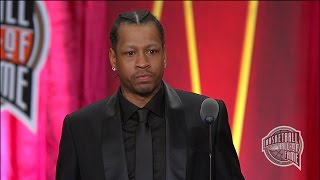 Allen Iverson’s Basketball Hall of Fame Enshrinement Speech [upl. by Ailimac]