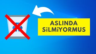 Dosyaları Kalıcı Silme  GERÇEK TEMİZLİK [upl. by Einner998]