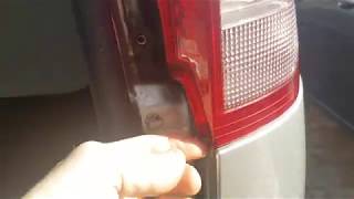 Rear light cluster removal on Nissan X Trail T30 [upl. by Hgielime85]