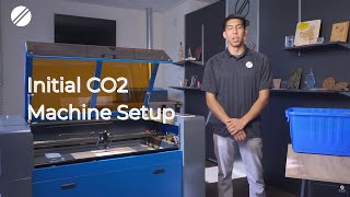 Initial Set Up for Your CO2 Laser Engraver  Training Video  OMTech Laser [upl. by Kaitlyn324]