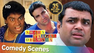 Best of Movie Awara Paagal Deewana Comedy Scenes  Akshay Kumar  Paresh Rawal  Johny Lever [upl. by Aleuname]