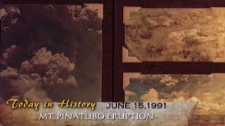 Mt Pinatubo eruption in 1991  Today in History [upl. by Eahc]