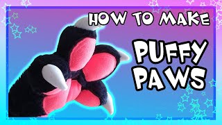 HOW TO MAKE Puffy Paws [upl. by Ahsieyn]