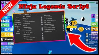 Ninja Legends Script OP  Auto Rank Up  AutoFarm Unlock All Islands Get Elements And More [upl. by Byler]