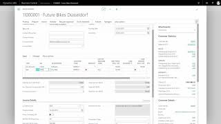 Invoicing with the Sales Invoice  Microsoft Dynamics 365 Business Central [upl. by Nerdna247]