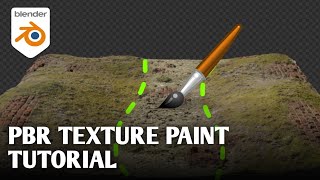 Blender Tutorial PBR Texture Paint [upl. by Ardnuahs]