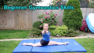 Beginner Gymnastics Skills  KTGymnasticsFan [upl. by Leachim854]