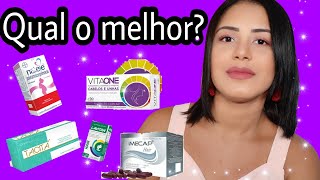 5 MELHORES VITAMINAS PARA CABELO [upl. by Streeter]