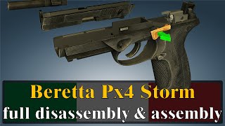 Beretta Px4 Storm full disassembly amp assembly [upl. by Behlke]