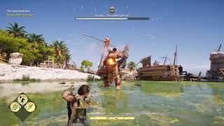 Assassins Creed Odyssey  How to Kill Steropes The Lightning Bringer [upl. by Novehs]