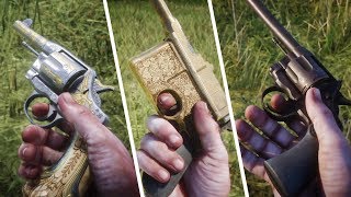 Red Dead Redemption 2  All Weapons Showcase GunsmithLegendaryRareSecret [upl. by Vinia]