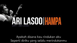 Ari Lasso  Hampa  Lirik [upl. by Ferrigno]