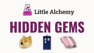 ALL HIDDEN GEMS in Little Alchemy [upl. by Chemar967]