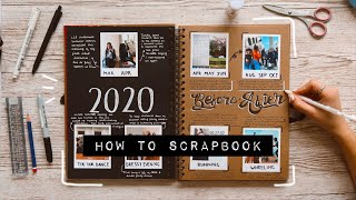 ✏️ DIY HOW TO SCRAPBOOK [upl. by Pauly176]