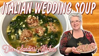 ITALIAN WEDDING SOUP  WINTER SOUPS [upl. by Idnod]