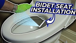 How To Install A Bidet Toilet Seat  DIY Plumbing [upl. by Assenay]