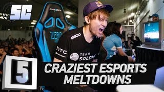 5 Craziest Meltdowns in eSports History  LoL eSports [upl. by Daisi]