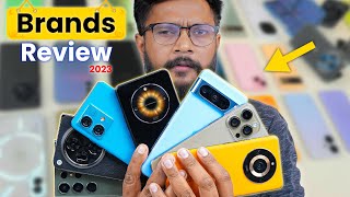 All Smartphone Brands Review in India  2023 Reality [upl. by Aleina]