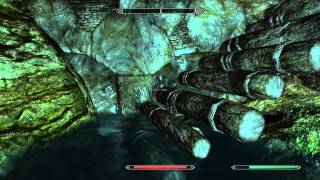 Skyrim  Geirmunds Hall boss fight [upl. by Alaj]