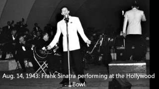 Frank Sinatra at the Hollywood Bowl 1945 amp 1948 [upl. by Town]