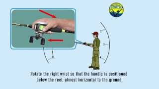 How to cast a Baitcasting reel  Overhead Cast [upl. by Ecenahs]