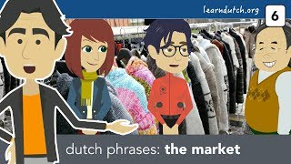 Dutch phrases at the market using adjectives het bijvoeglijk naamwoord [upl. by Alegnad]