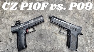 CZ P10F vs P09 battle of the full size CZs [upl. by Kado]